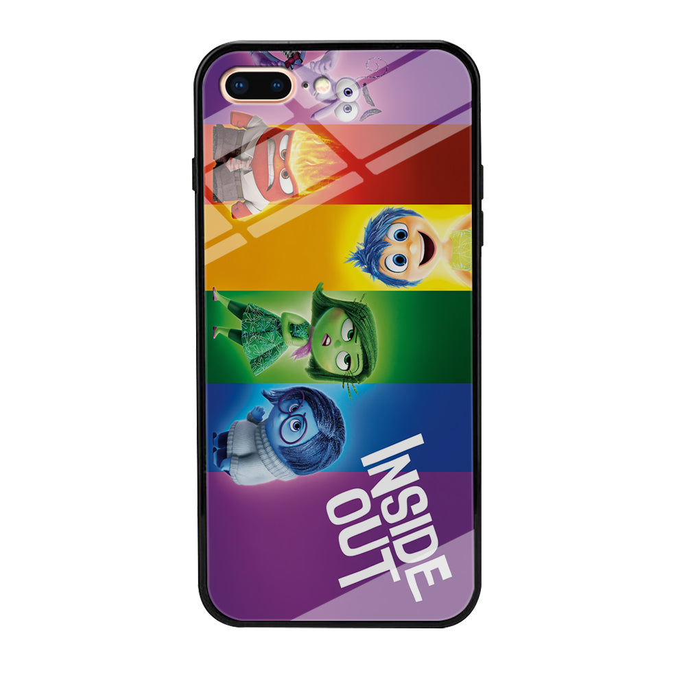 Inside Out Character iPhone 8 Plus Case-Phone Case-Tempered Glass Case-Altracase