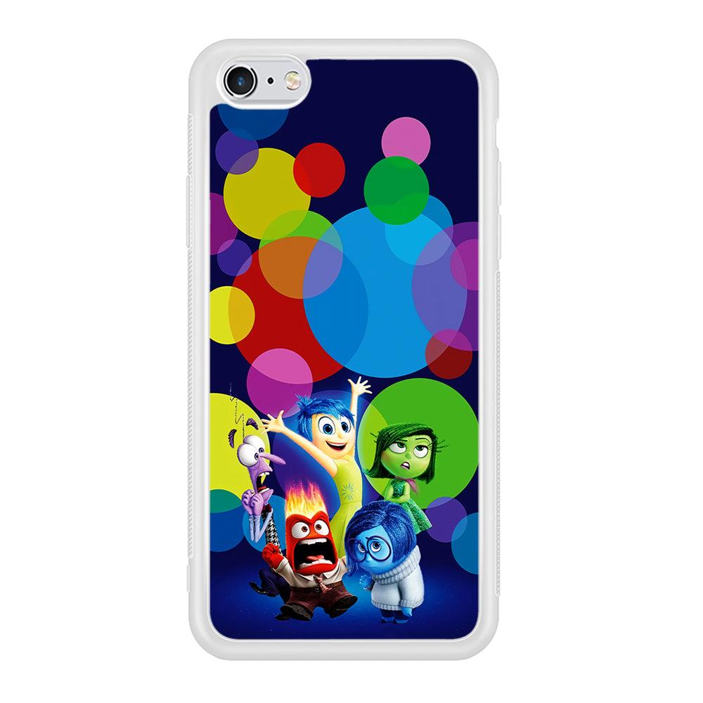 Inside Out Colorful Circle iPhone 6 | 6s Case-Phone Case-Rubber White (2D Case)-Altracase