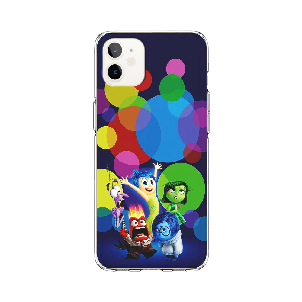 Inside Out Colorful Circle iPhone 12 Case-Phone Case-Clear Soft Case-Altracase