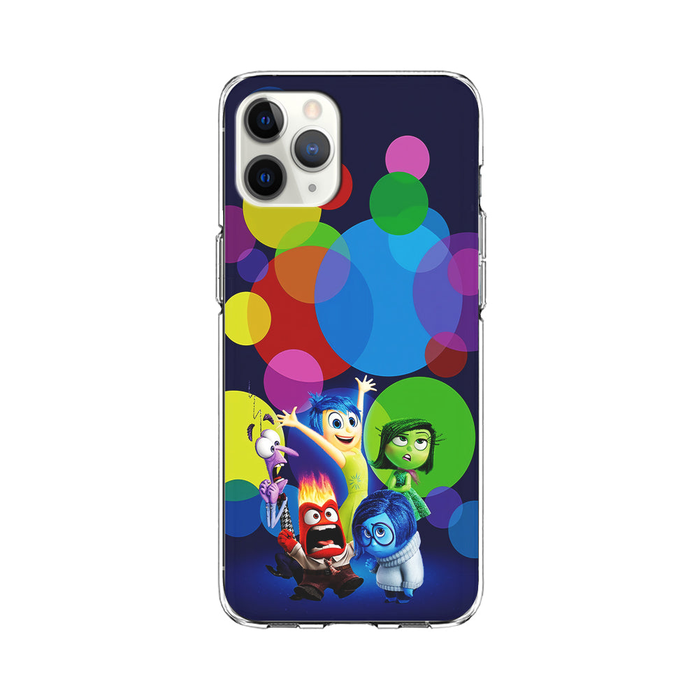 Inside Out Colorful Circle iPhone 11 Pro Max Case-Phone Case-Clear Soft Case-Altracase