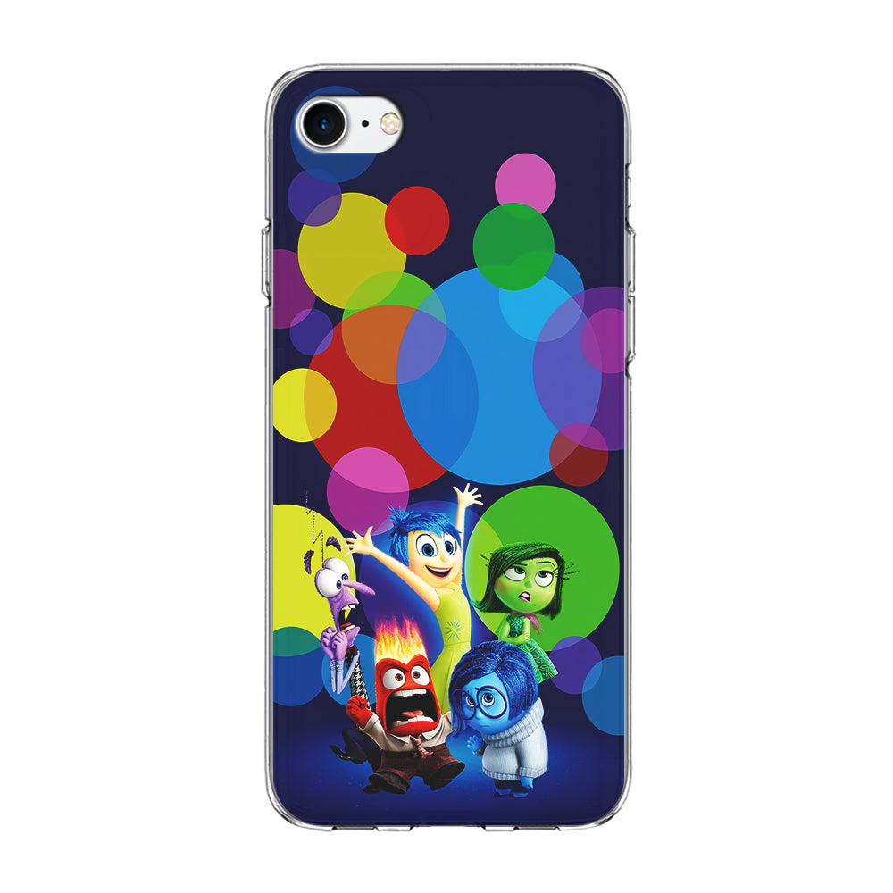 Inside Out Colorful Circle iPhone 7 Case-Phone Case-Clear Soft Case-Altracase
