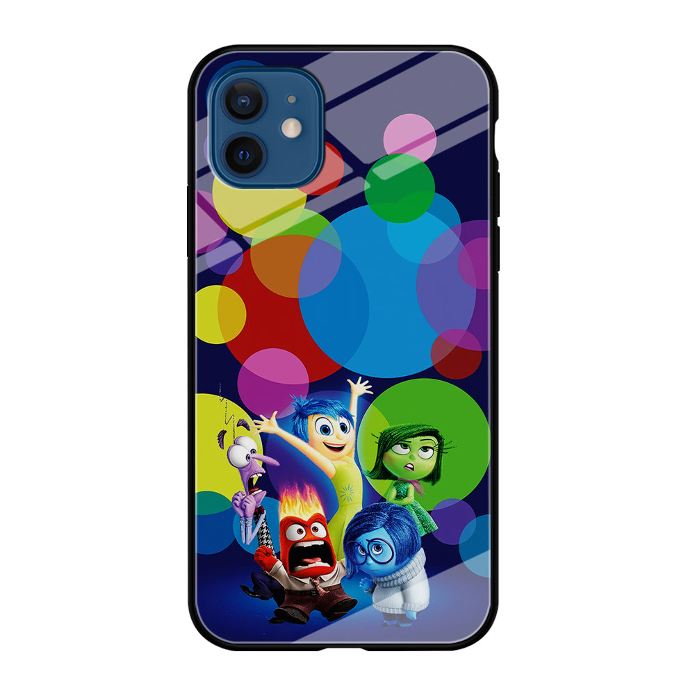 Inside Out Colorful Circle iPhone 12 Case-Phone Case-Tempered Glass Case-Altracase