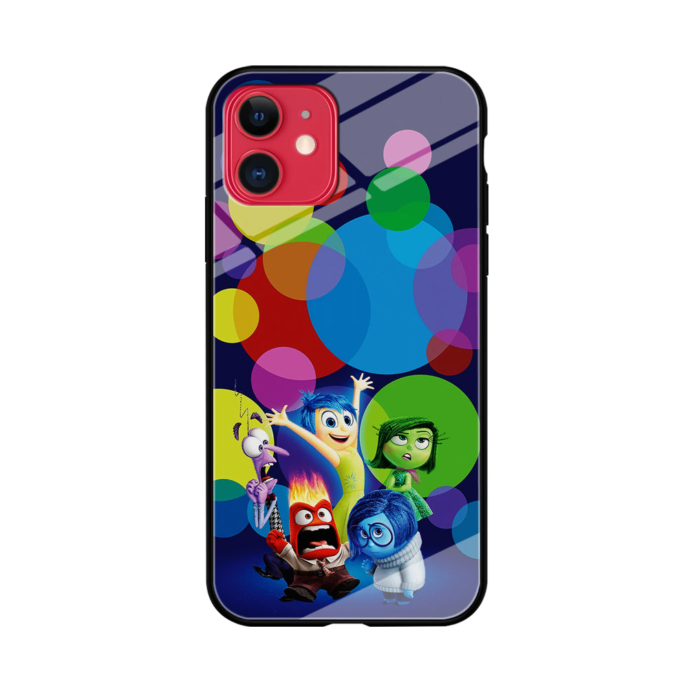 Inside Out Colorful Circle iPhone 11 Case-Phone Case-Tempered Glass Case-Altracase