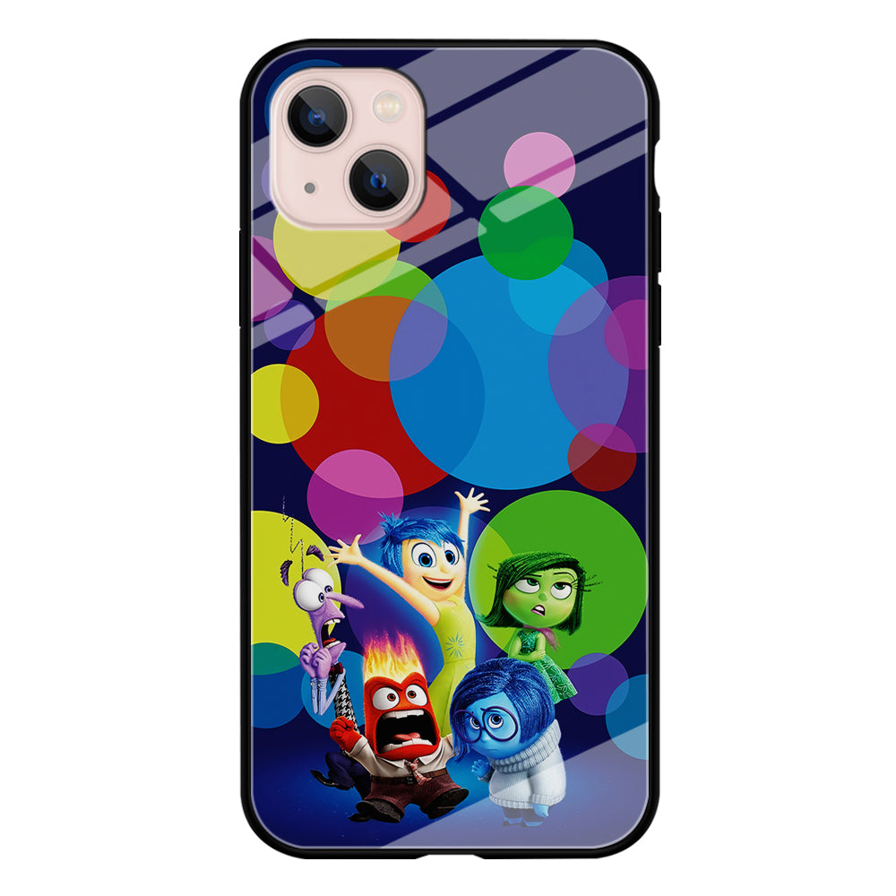 Inside Out Colorful Circle iPhone 13 Mini Case-Phone Case-Tempered Glass Case-Altracase