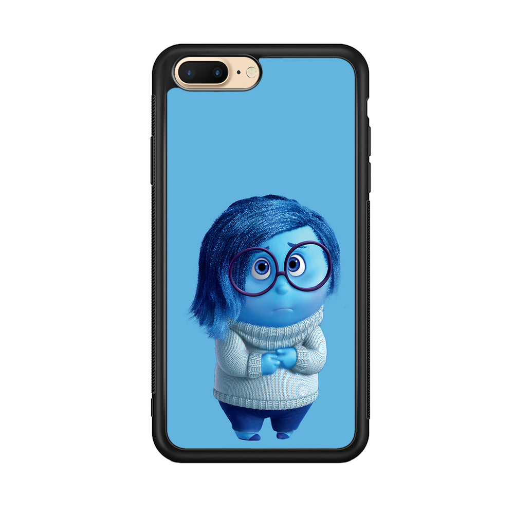 Inside Out Sadness Blue iPhone 7 Plus Case-Phone Case-Rubber Black (2D Case)-Altracase
