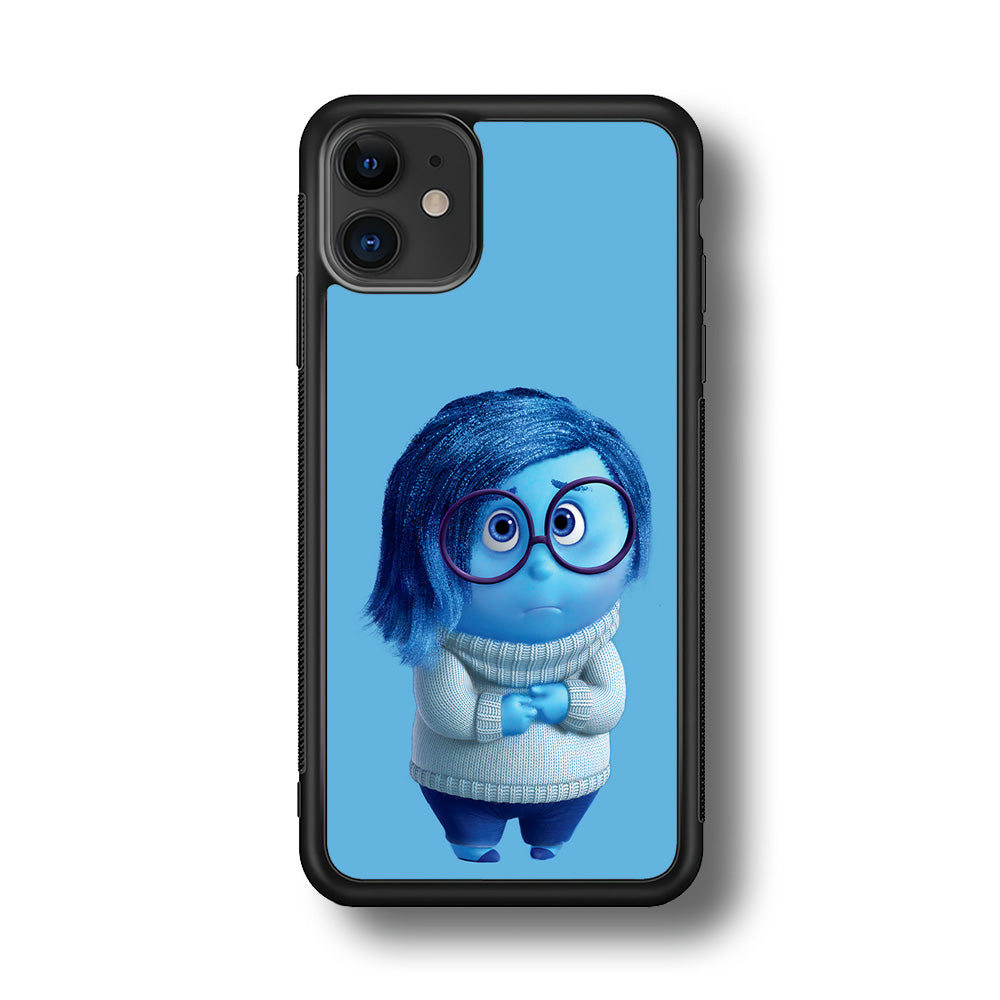 Inside Out Sadness Blue iPhone 11 Case-Phone Case-Rubber Black (2D Case)-Altracase