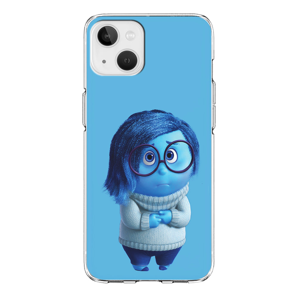 Inside Out Sadness Blue iPhone 13 Mini Case-Phone Case-Clear Soft Case-Altracase