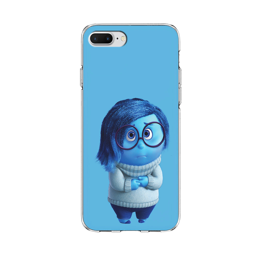 Inside Out Sadness Blue iPhone 8 Plus Case-Phone Case-Clear Soft Case-Altracase