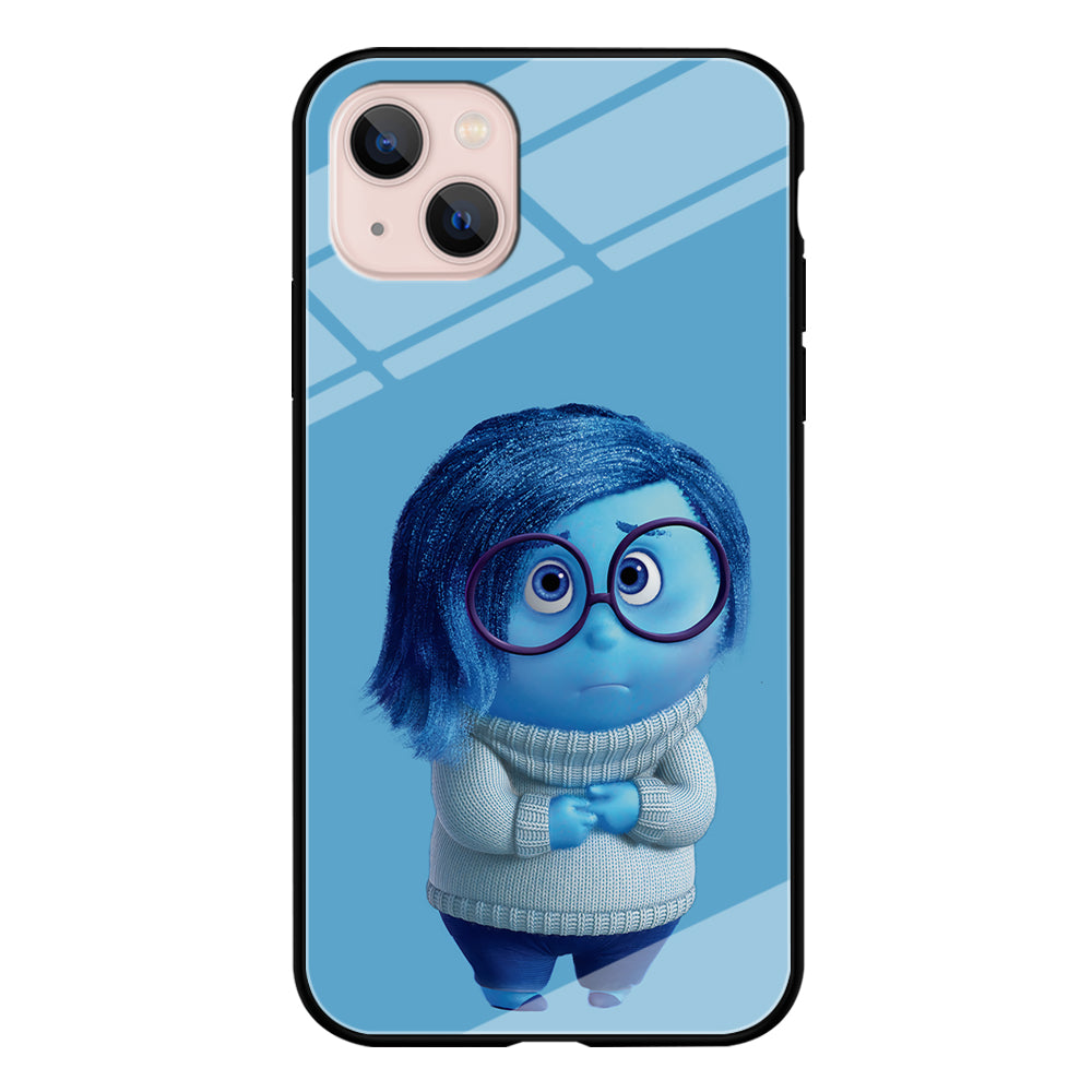 Inside Out Sadness Blue iPhone 13 Mini Case-Phone Case-Tempered Glass Case-Altracase