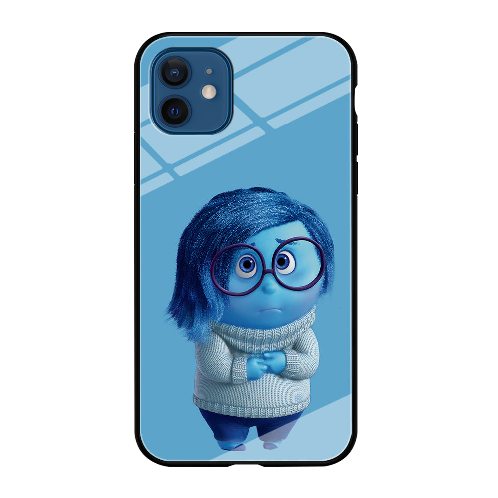 Inside Out Sadness Blue iPhone 12 Case-Phone Case-Tempered Glass Case-Altracase