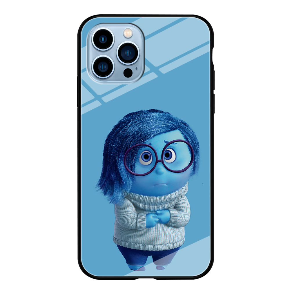 Inside Out Sadness Blue iPhone 15 Pro Case-Phone Case-Tempered Glass Case-Altracase