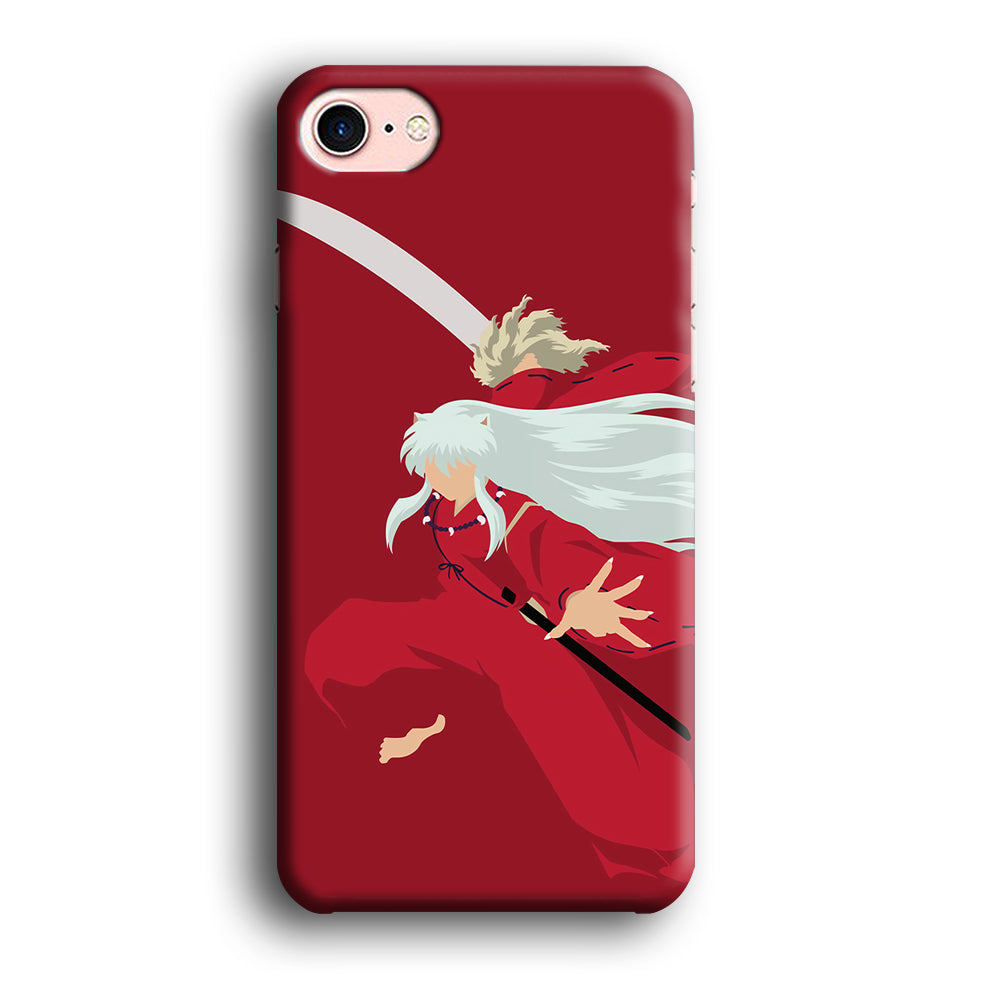 Inuyasha Red Background iPhone 7 Case-Phone Case-3D Case-Altracase