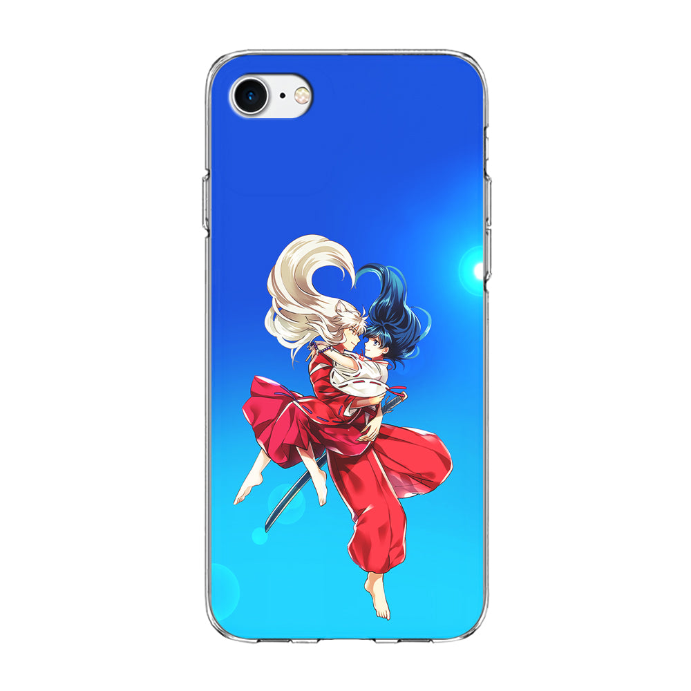 Inuyasha and Kagome Romantic iPhone 7 Case-Phone Case-Clear Soft Case-Altracase