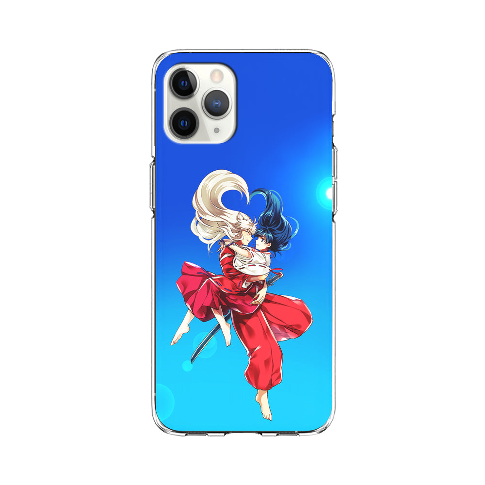Inuyasha and Kagome Romantic iPhone 11 Pro Max Case-Phone Case-Clear Soft Case-Altracase
