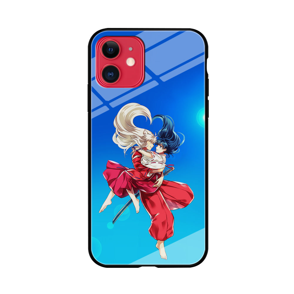 Inuyasha and Kagome Romantic iPhone 11 Case-Phone Case-Tempered Glass Case-Altracase