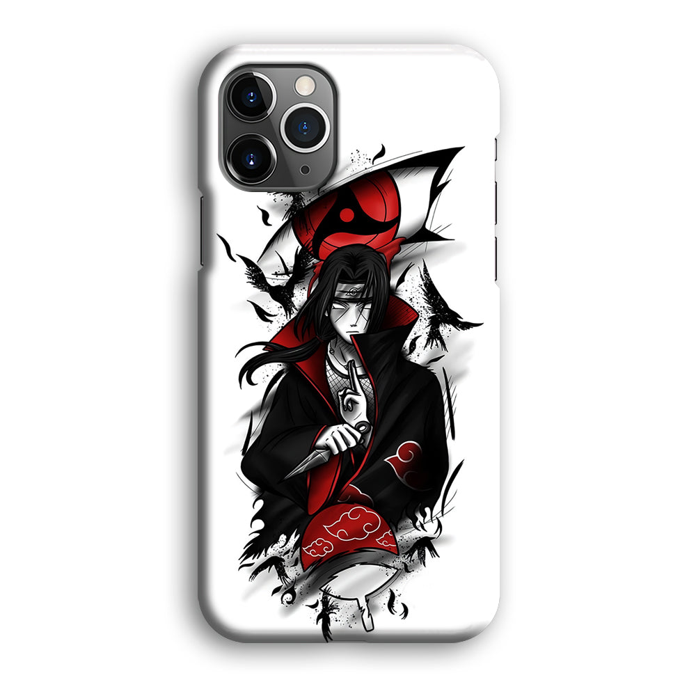 Itachi Uchiha White iPhone 12 Pro Case-Phone Case-3D Case-Altracase