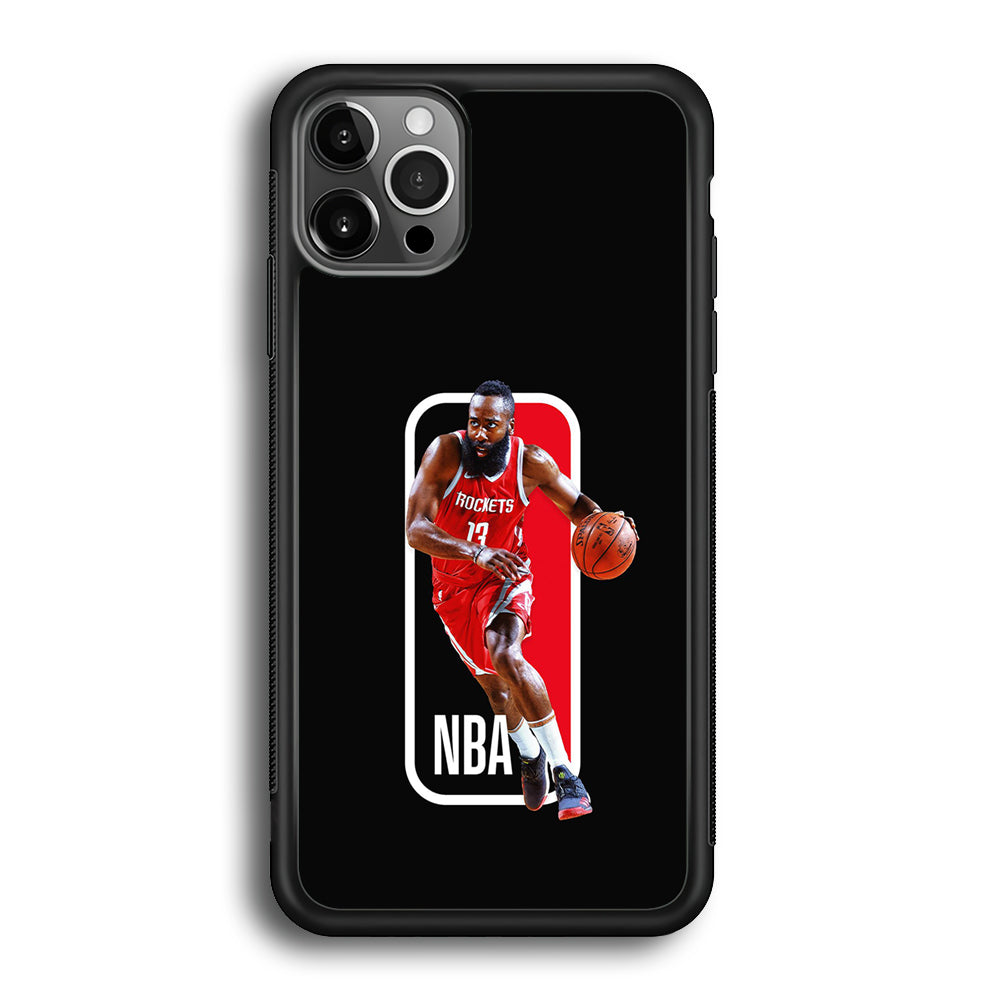 James Harden NBA iPhone 12 Pro Max Case-Phone Case-Rubber Black (2D Case)-Altracase