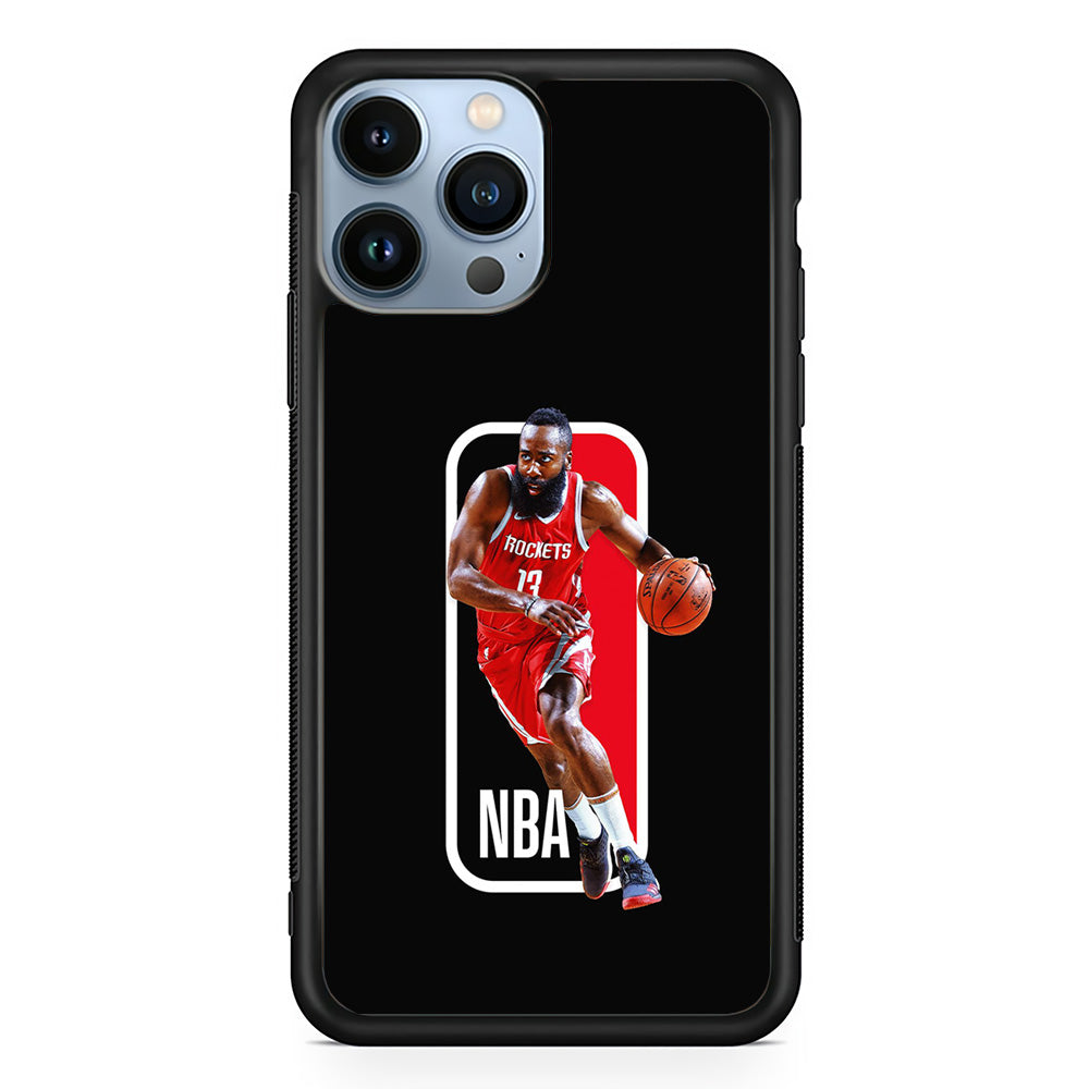 James Harden NBA iPhone 15 Pro Case-Phone Case-Rubber Black (2D Case)-Altracase