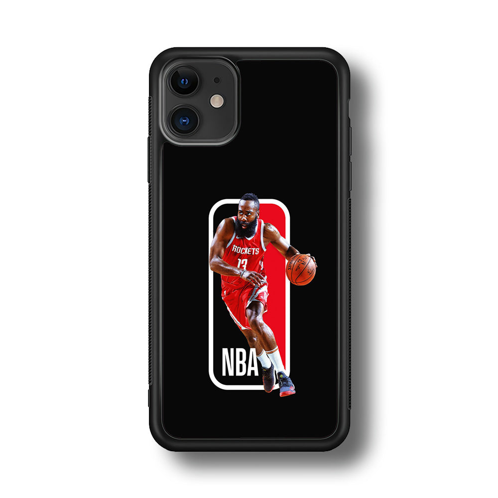 James Harden NBA iPhone 11 Case-Phone Case-Rubber Black (2D Case)-Altracase