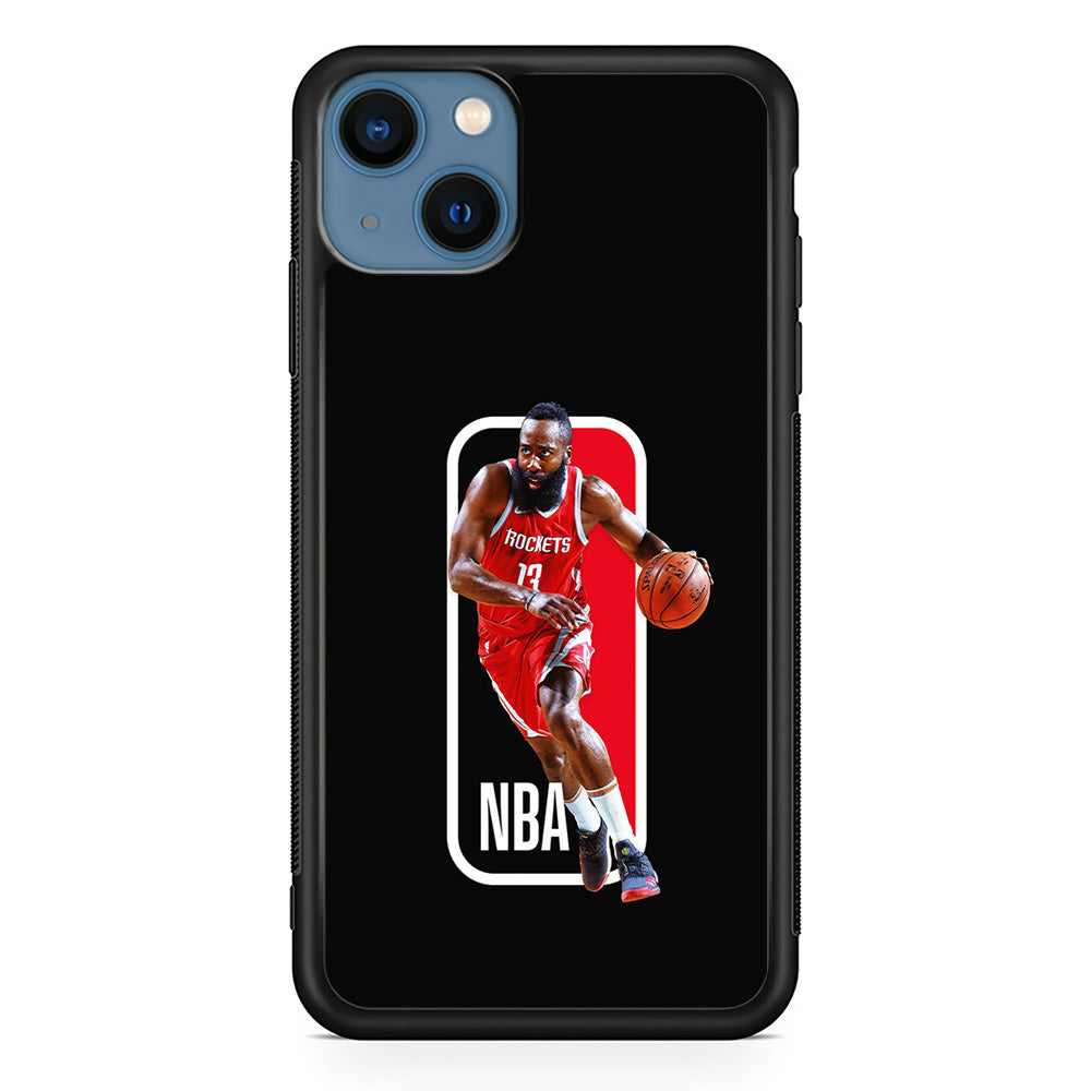 James Harden NBA iPhone 15 Case-Phone Case-Rubber Black (2D Case)-Altracase