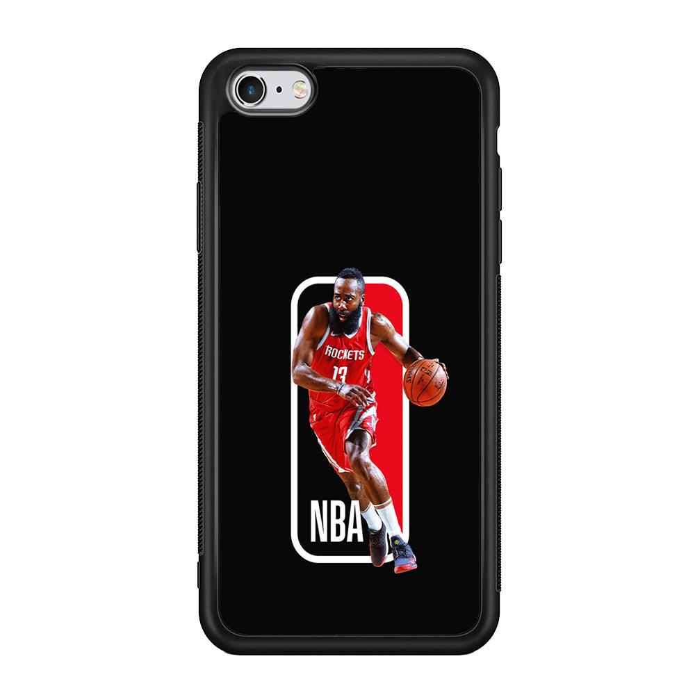 James Harden NBA iPhone 6 | 6s Case-Phone Case-Rubber Black (2D Case)-Altracase
