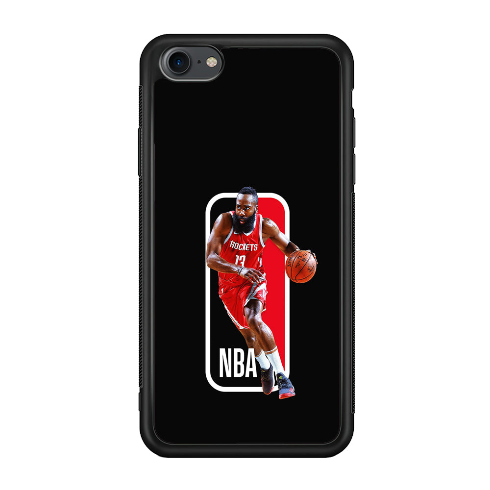 James Harden NBA iPhone 7 Case-Phone Case-Rubber Black (2D Case)-Altracase