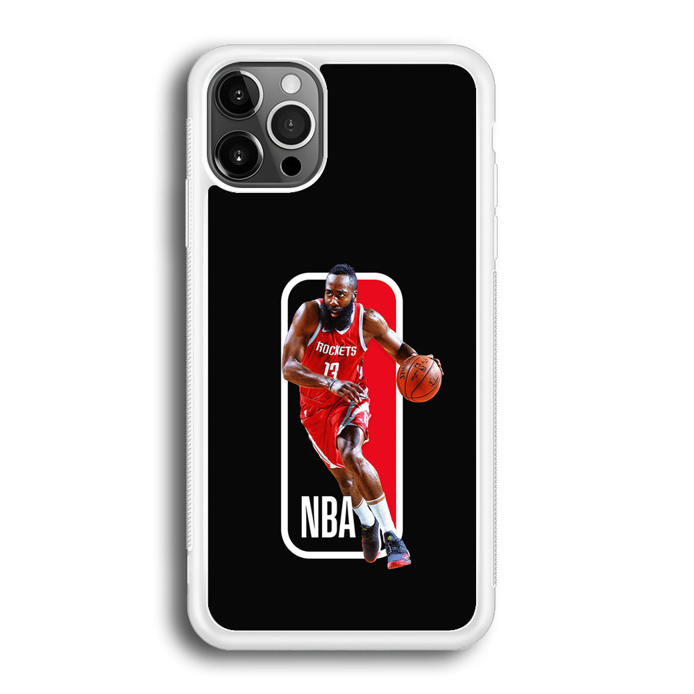 James Harden NBA iPhone 12 Pro Max Case-Phone Case-Rubber White (2D Case)-Altracase