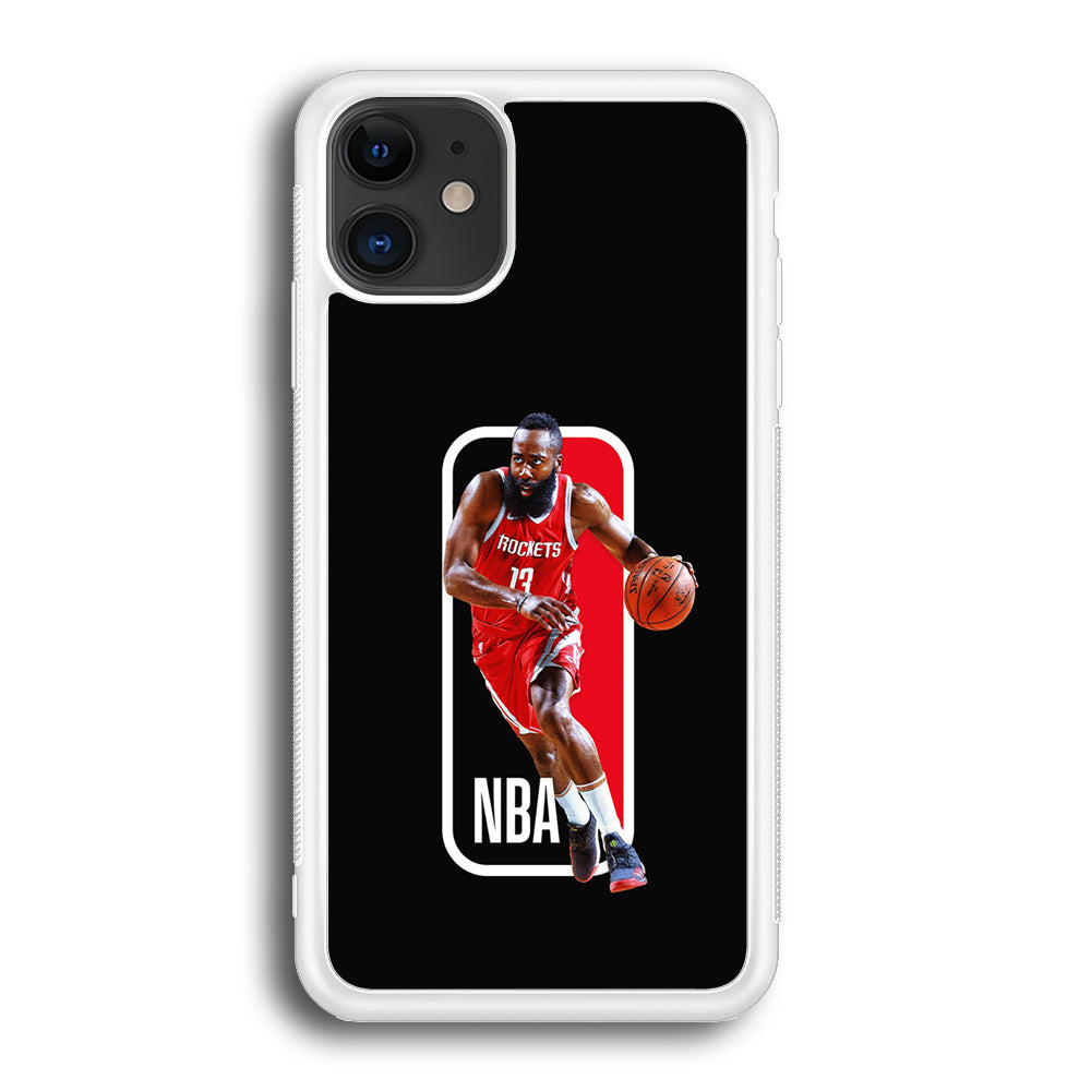 James Harden NBA iPhone 12 Case-Phone Case-Rubber White (2D Case)-Altracase