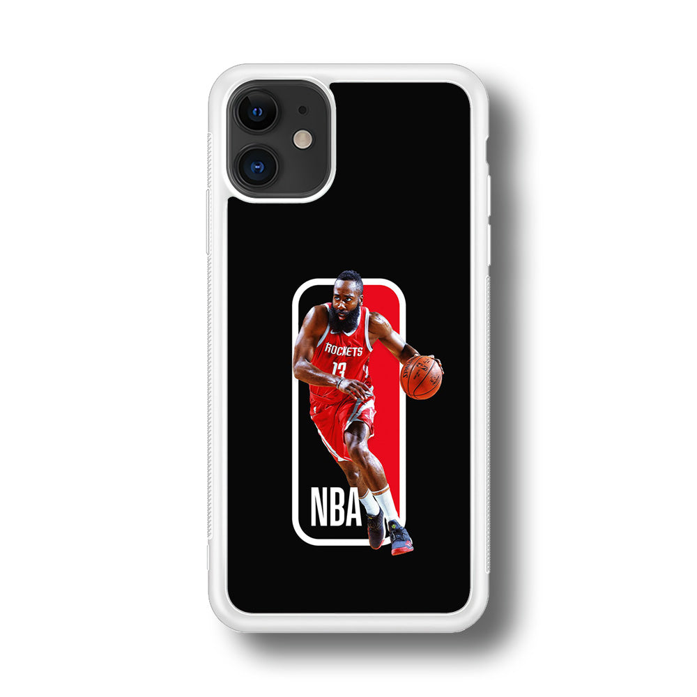 James Harden NBA iPhone 11 Case-Phone Case-Rubber White (2D Case)-Altracase