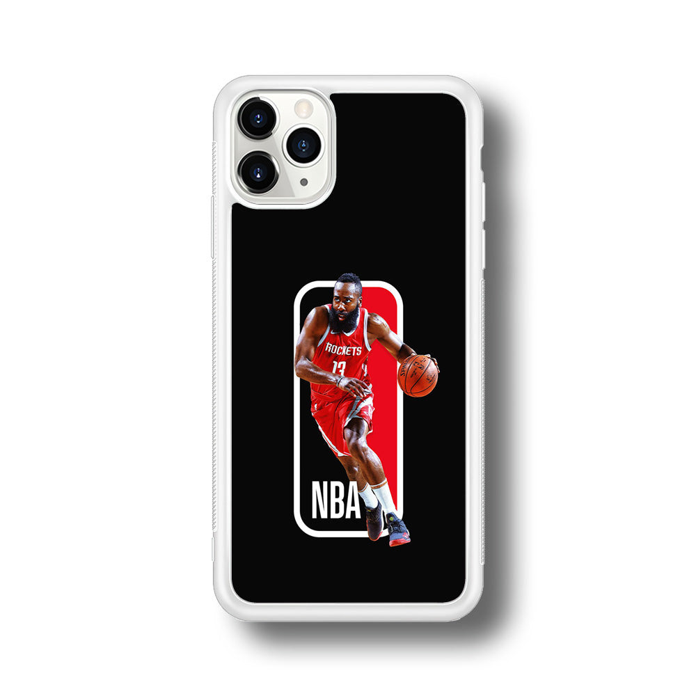 James Harden NBA iPhone 11 Pro Max Case-Phone Case-Rubber White (2D Case)-Altracase