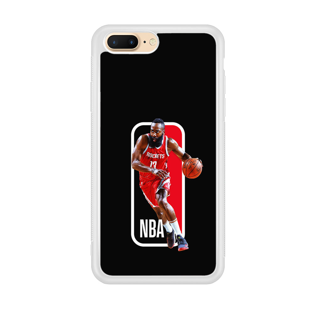 James Harden NBA iPhone 7 Plus Case-Phone Case-Rubber White (2D Case)-Altracase