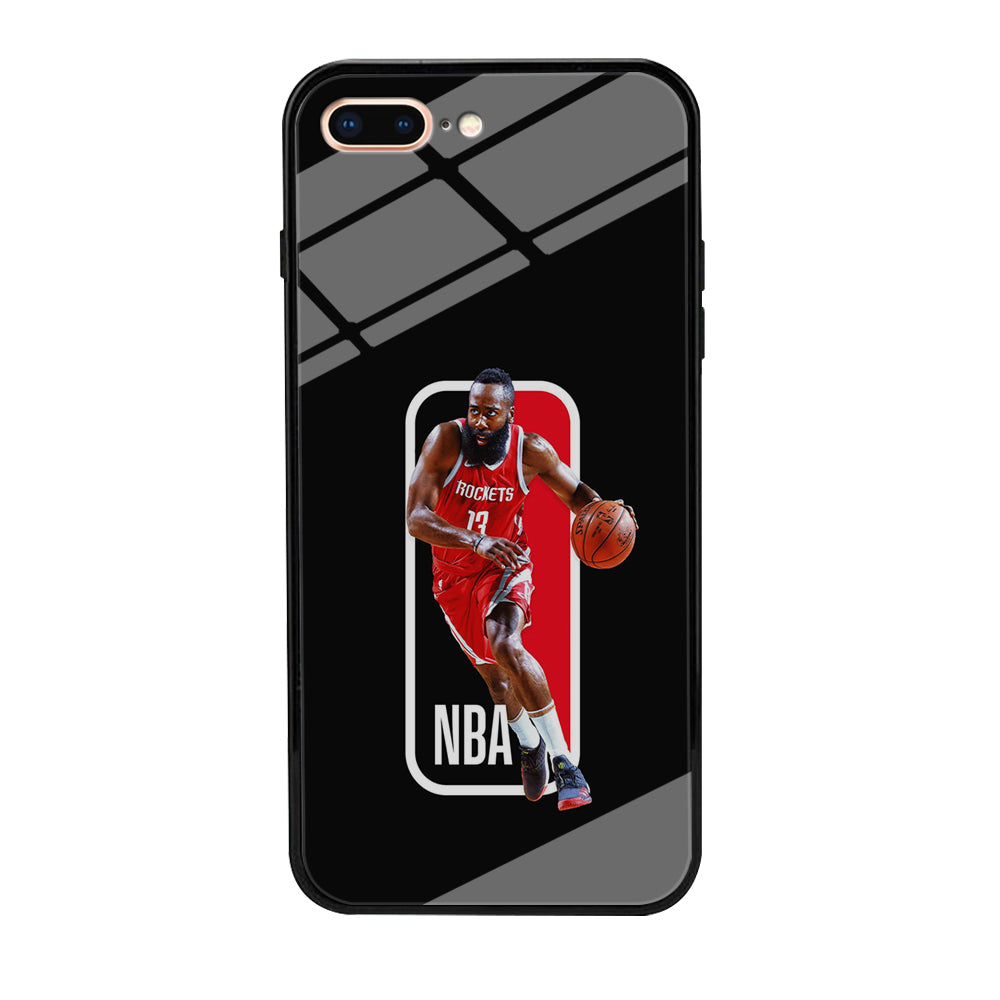 James Harden NBA iPhone 8 Plus Case-Phone Case-Tempered Glass Case-Altracase