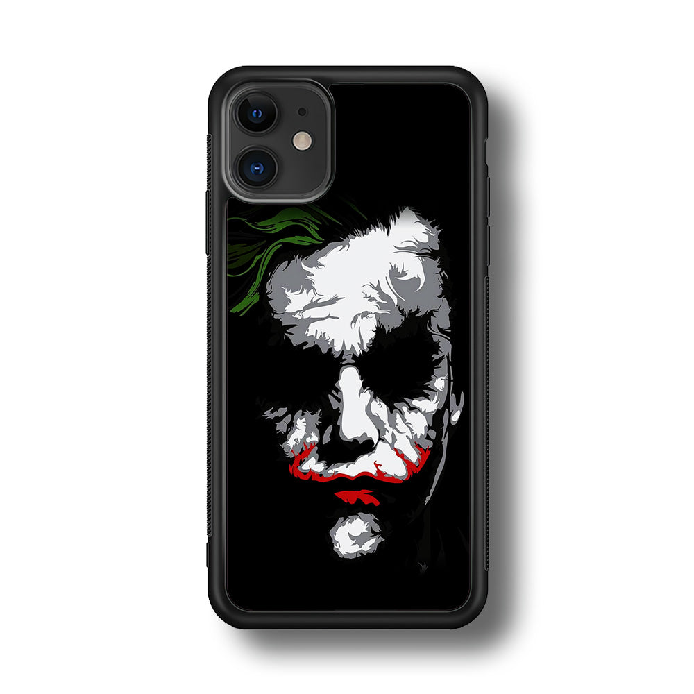 Joker Abstract Painting iPhone 11 Case-Phone Case-Rubber Black (2D Case)-Altracase