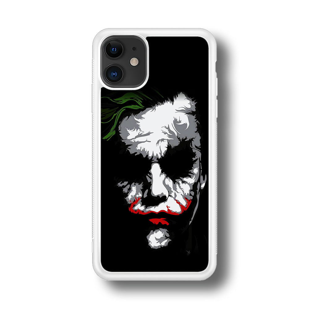 Joker Abstract Painting iPhone 11 Case-Phone Case-Rubber White (2D Case)-Altracase