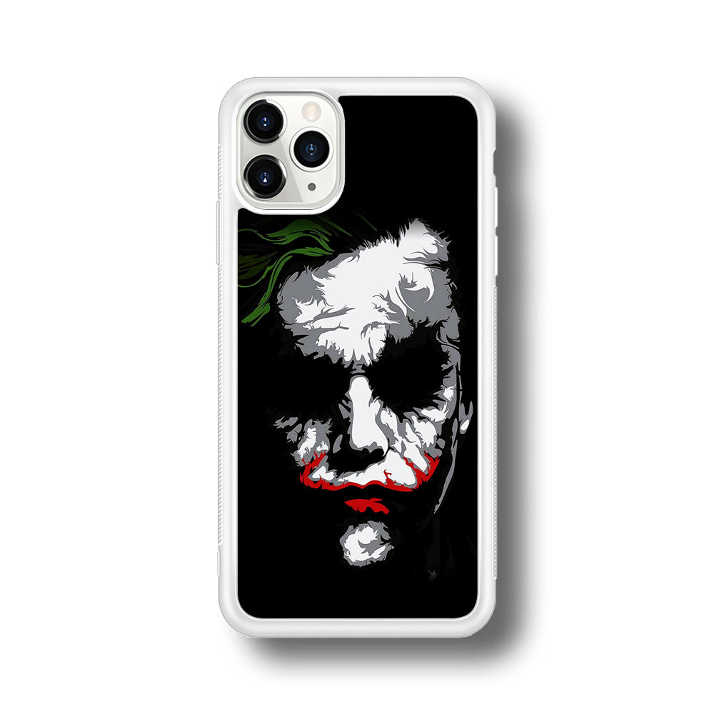 Joker Abstract Painting iPhone 11 Pro Max Case-Phone Case-Rubber White (2D Case)-Altracase
