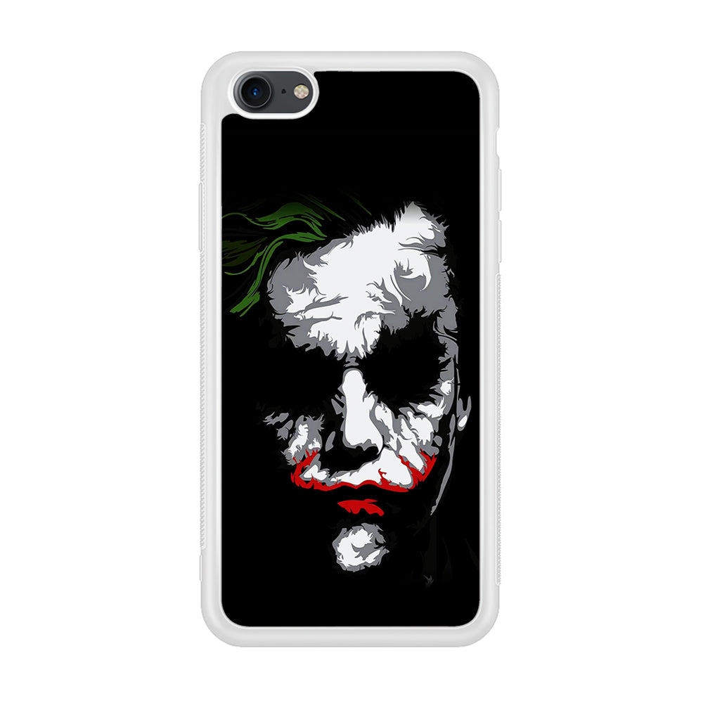 Joker Abstract Painting iPhone 7 Case-Phone Case-Rubber White (2D Case)-Altracase