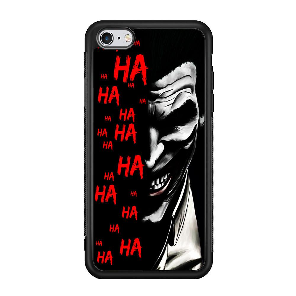 Joker Laugh iPhone 6 | 6s Case-Phone Case-Rubber Black (2D Case)-Altracase