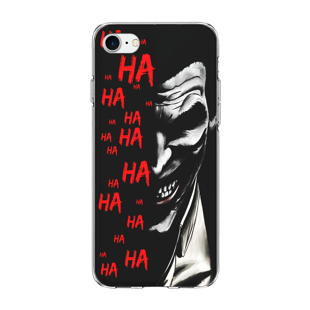Joker Laugh iPhone 8 Case-Phone Case-Clear Soft Case-Altracase