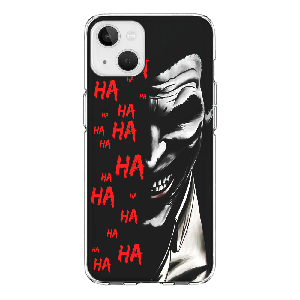 Joker Laugh iPhone 13 Mini Case-Phone Case-Clear Soft Case-Altracase
