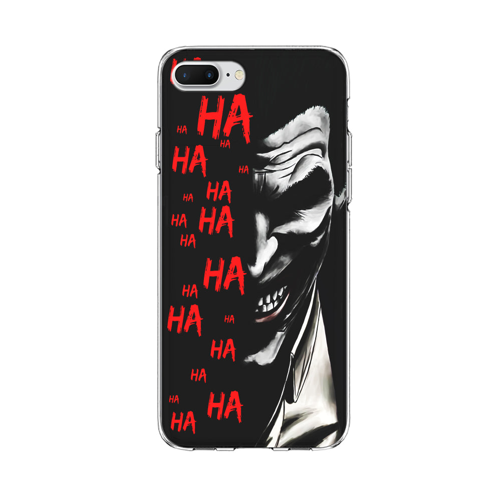 Joker Laugh iPhone 8 Plus Case-Phone Case-Clear Soft Case-Altracase