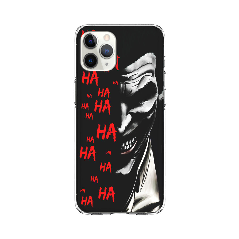 Joker Laugh iPhone 11 Pro Max Case-Phone Case-Clear Soft Case-Altracase