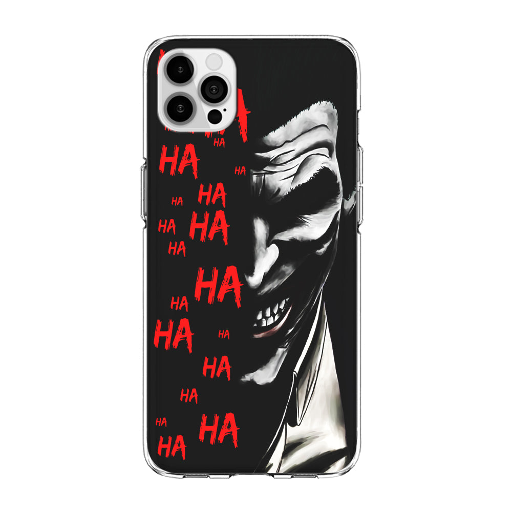 Joker Laugh iPhone 13 Pro Max Case-Phone Case-Clear Soft Case-Altracase