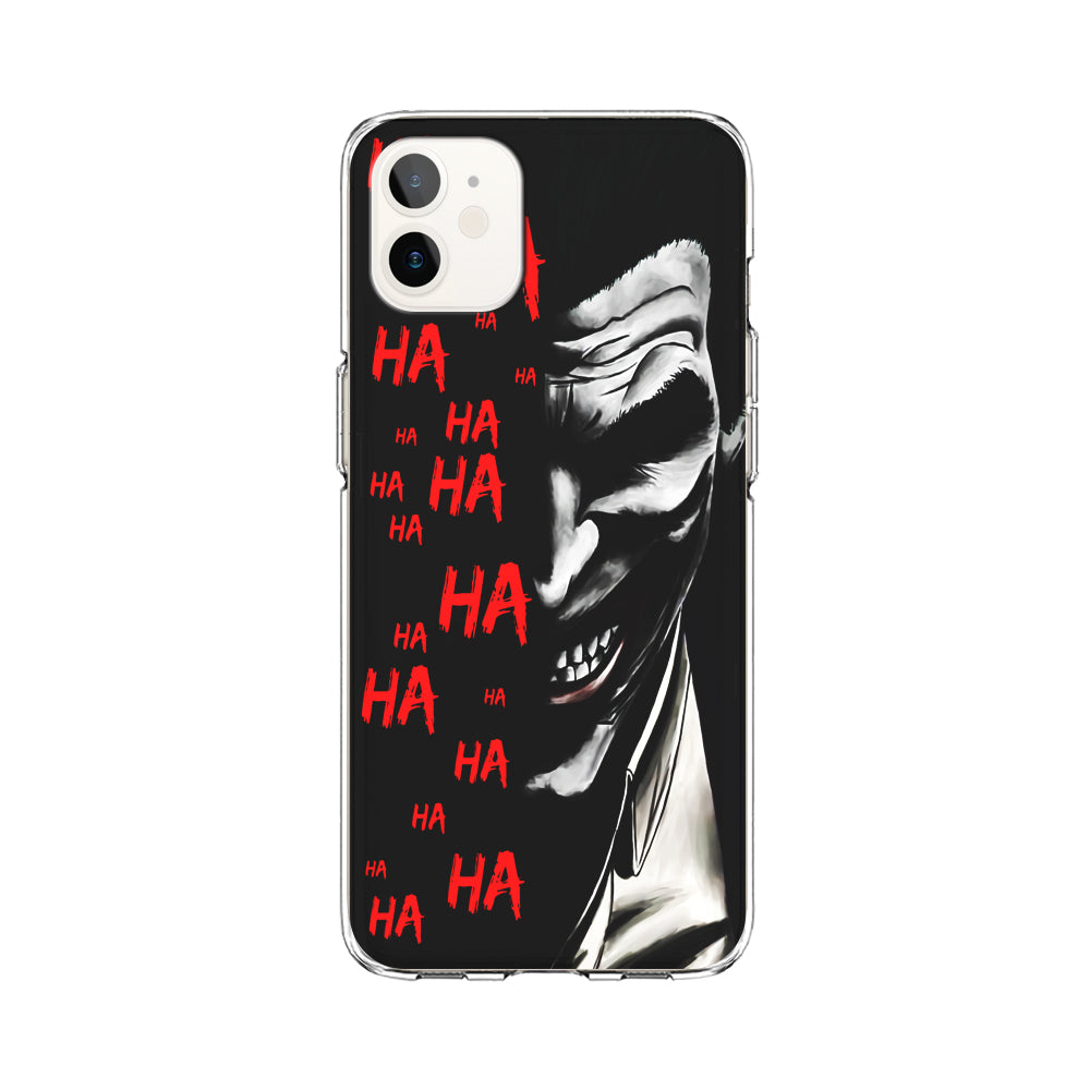 Joker Laugh iPhone 12 Case-Phone Case-Clear Soft Case-Altracase