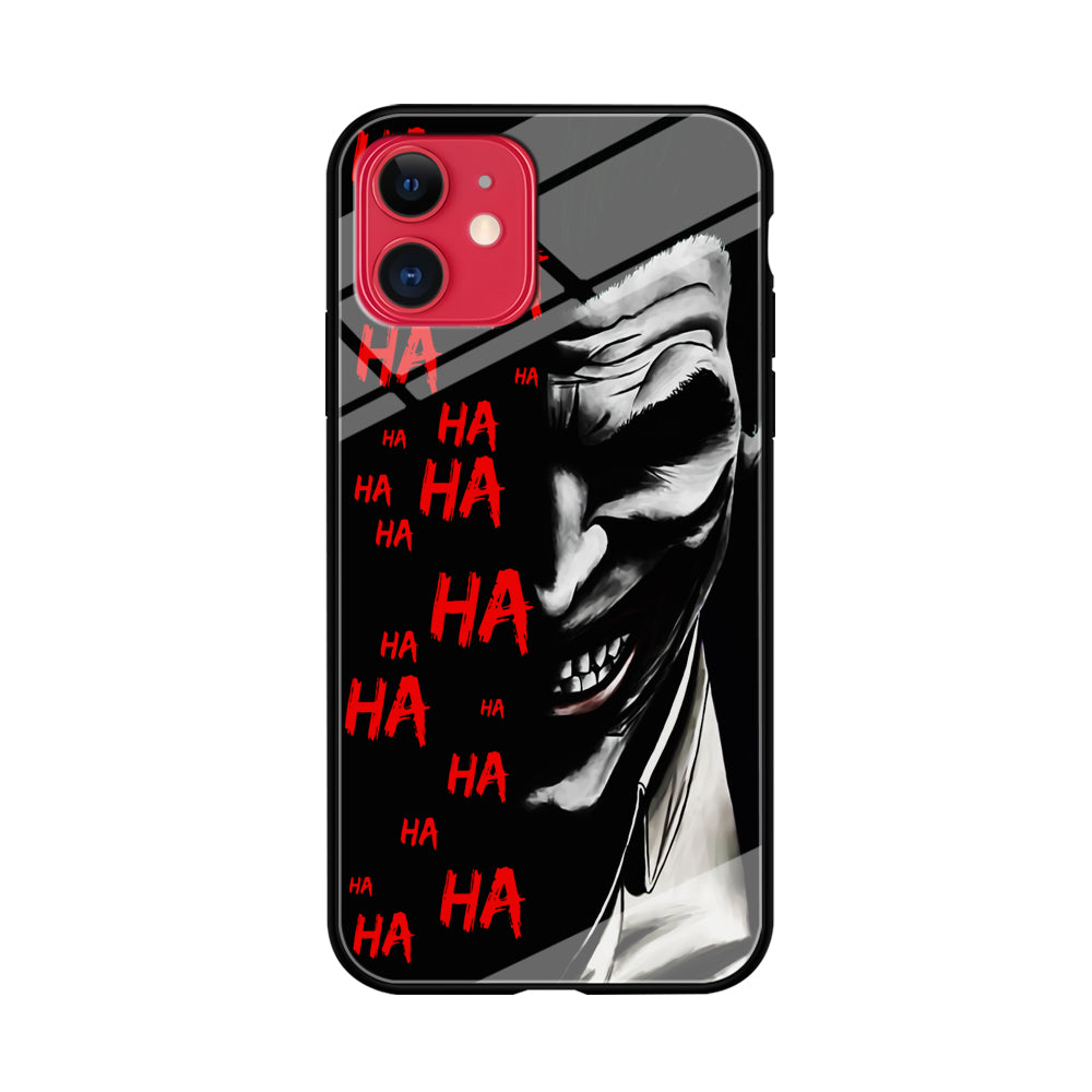 Joker Laugh iPhone 11 Case-Phone Case-Tempered Glass Case-Altracase