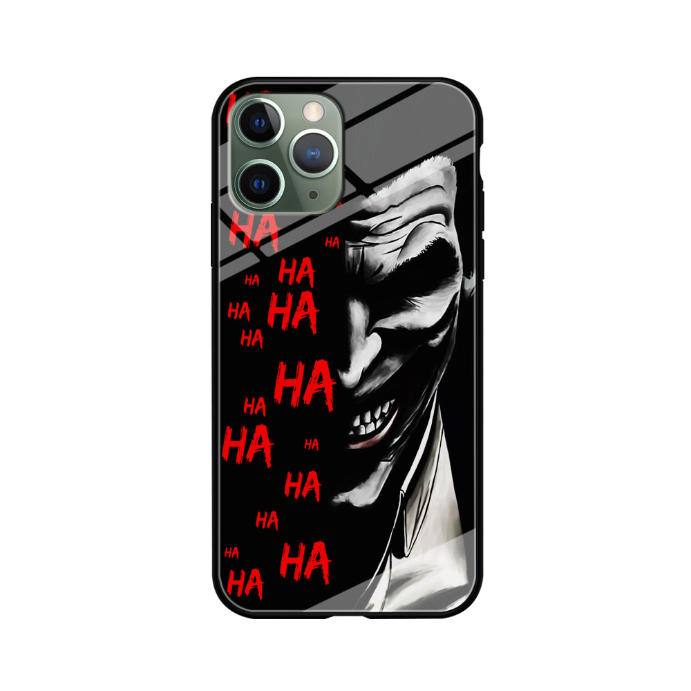 Joker Laugh iPhone 11 Pro Max Case-Phone Case-Tempered Glass Case-Altracase