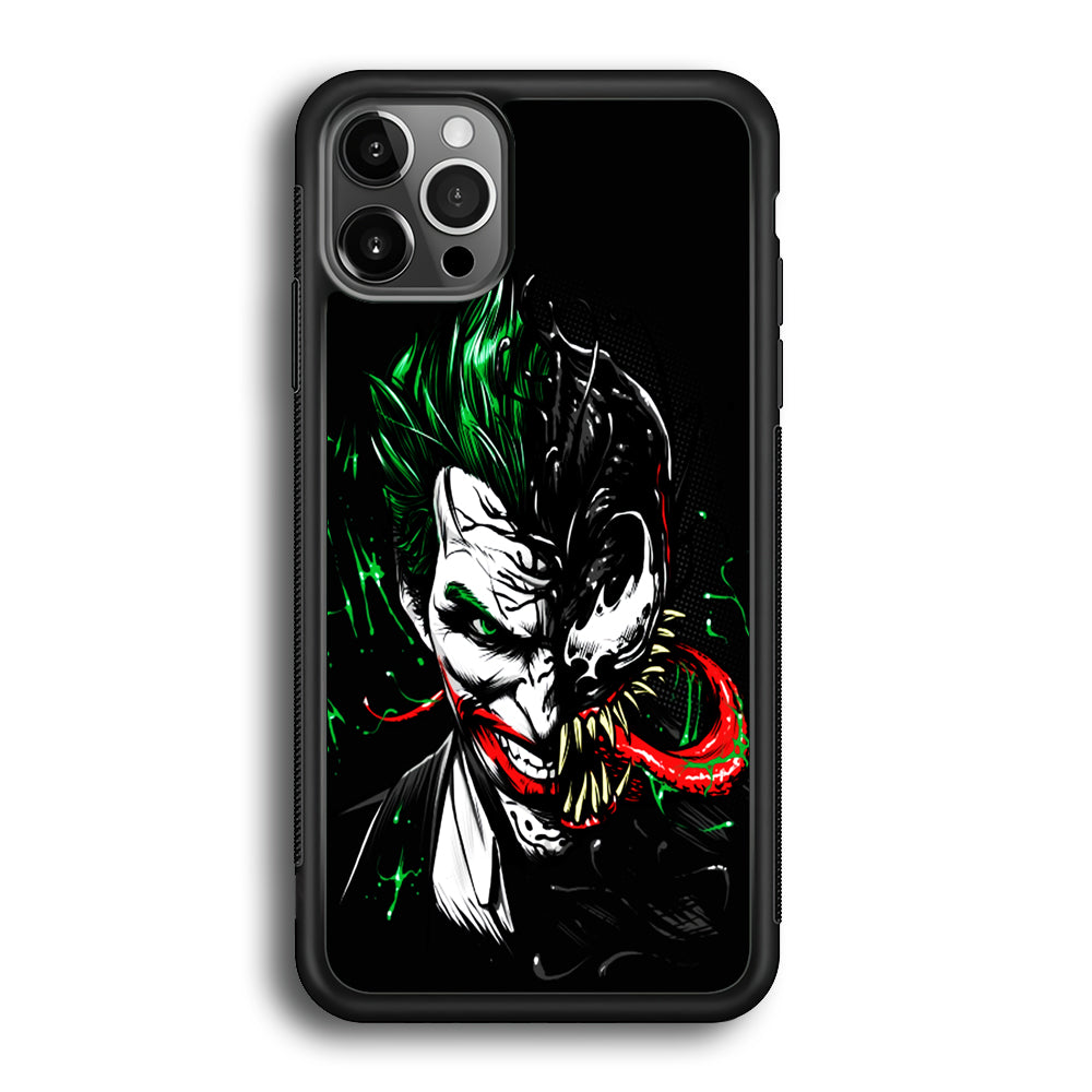 Joker Venom iPhone 12 Pro Max Case-Phone Case-Rubber Black (2D Case)-Altracase