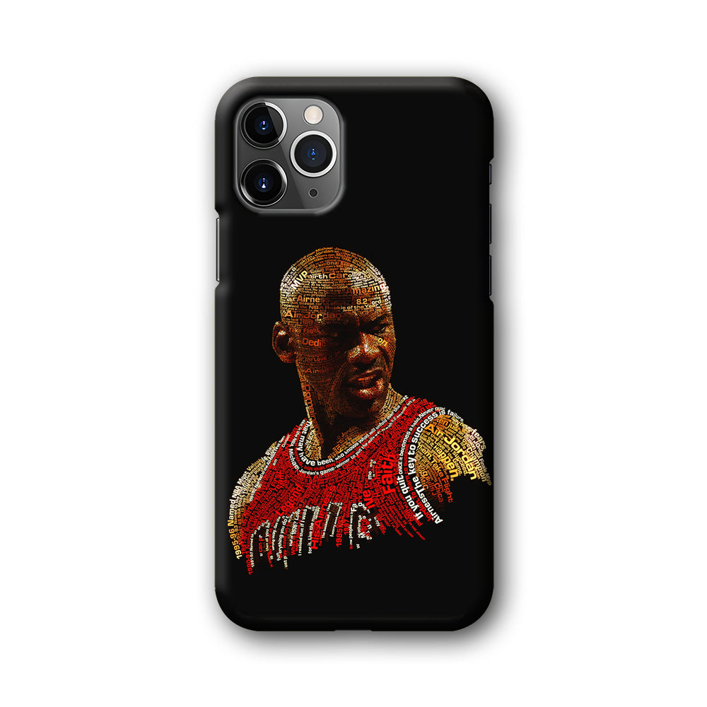 Jordan Typography Art iPhone 11 Pro Case-Phone Case-3D Case-Altracase