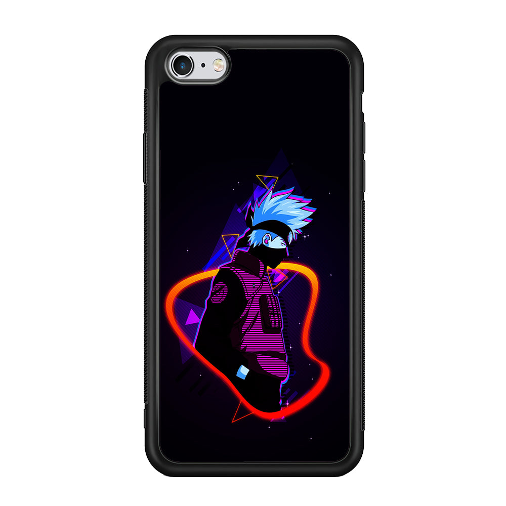 Kakashi Hatake Art iPhone 6 Plus | 6s Plus Case-Phone Case-Rubber Black (2D Case)-Altracase