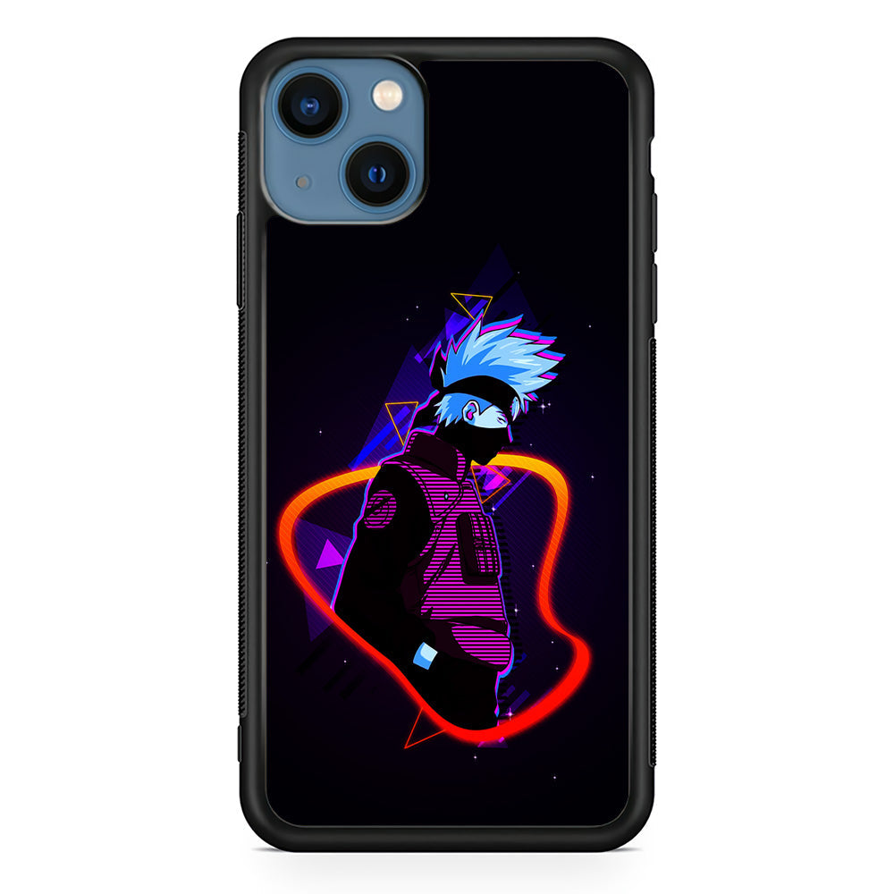 Kakashi Hatake Art iPhone 13 Case-Phone Case-Rubber Black (2D Case)-Altracase