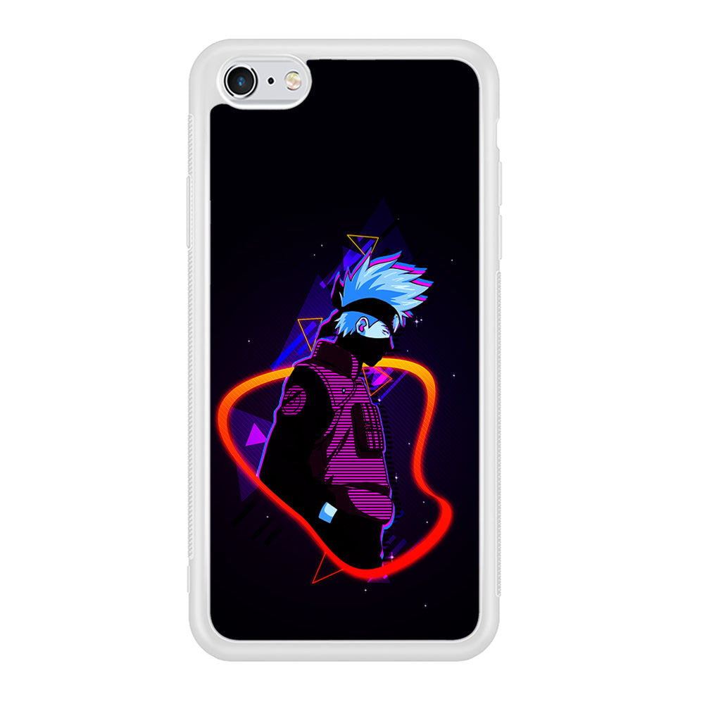 Kakashi Hatake Art iPhone 6 Plus | 6s Plus Case-Phone Case-Rubber White (2D Case)-Altracase